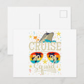 Carte Postale Équipe de croisière 2024 Vacances en croisière (Devant / Derrière)