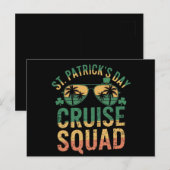 Carte Postale Équipe de croisière de la Saint-Patrick drôle de f (Devant / Derrière)
