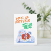 Carte Postale Équipe de dialyse (Debout devant)