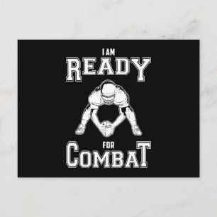 Carte Postale Équipe de football américain Sports Game Player