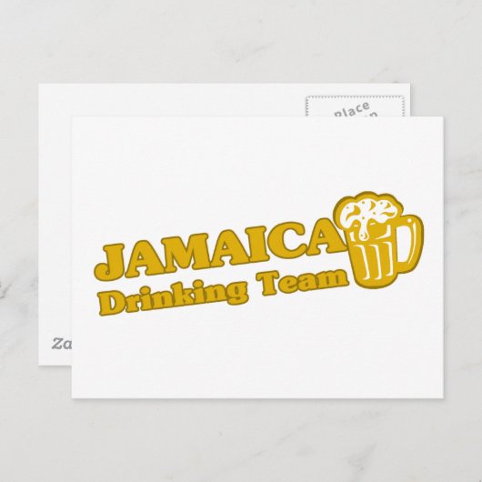Carte Postale Équipe de Jamaïque (Devant / Derrière)
