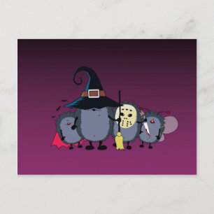 Carte Postale Équipe de la partie Halloween