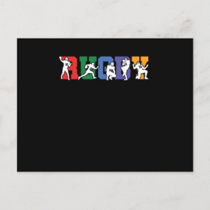 Carte Postale Équipe de rugby à XV Joueur de rugby à XV