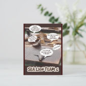 Carte Postale Équipe de Sea Lion Six (Debout devant)