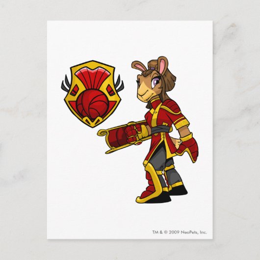 Carte Postale Équipe de Shenkuu Capitaine 1 (Devant)