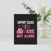 Carte Postale Équipe de soutien Vous n'êtes pas seul (Debout devant)