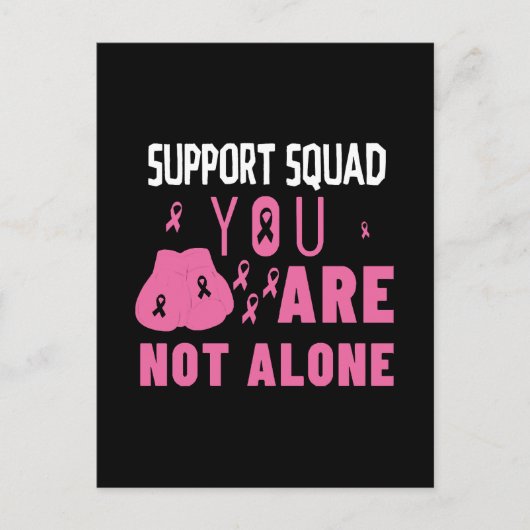 Carte Postale Équipe de soutien Vous n'êtes pas seul (Devant)