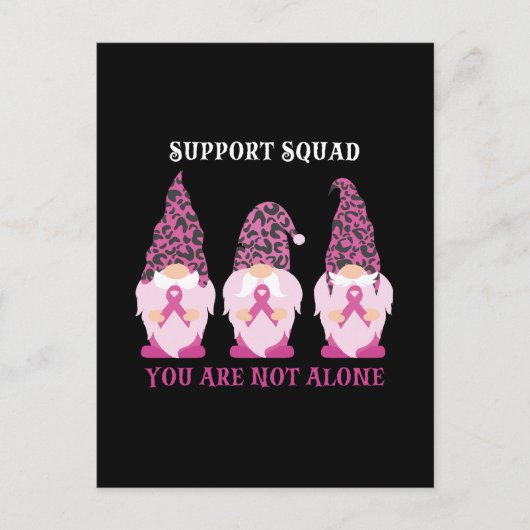 Carte Postale Équipe de soutien Vous n'êtes pas seul (Devant)