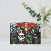 Carte Postale Équipe de squelette (Debout devant)