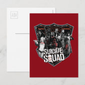 Carte Postale Équipe de suicide | Badge de groupe photo (Devant / Derrière)