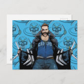 Carte Postale Équipe de suicide | Boomerang Comic Book Art (Devant / Derrière)