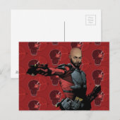 Carte Postale Équipe de suicide | Deadshot Comic Book Art (Devant / Derrière)