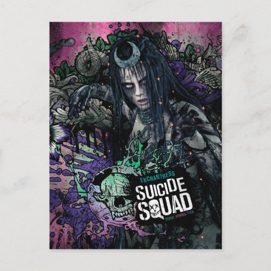 Carte Postale Équipe de suicide | Graffiti de caractère Enchantr (Devant)