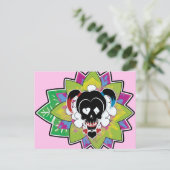 Carte Postale Équipe de suicide | Harley Quinn Crâne tatouage (Debout devant)