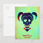 Carte Postale Équipe de suicide | Harley Quinn Head Icon (Devant / Derrière)