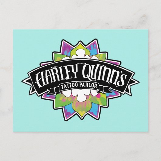 Carte Postale Équipe de suicide | Harley Quinn's Tattoo Parlor L (Devant)