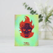 Carte Postale Équipe de suicide | Icône Diablo Head (Debout devant)