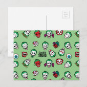 Carte Postale Équipe de suicide | Joker Emoji Motif (Devant / Derrière)