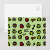 Carte Postale Équipe de suicide | Killer Croc Emoji Motif (Devant / Derrière)