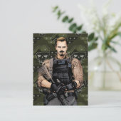 Carte Postale Équipe de suicide | Rick Drapeau Bande dessinée Ar (Debout devant)