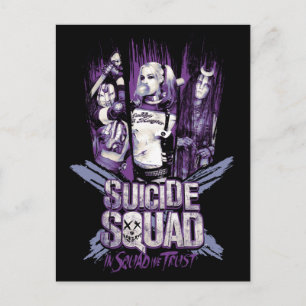 Carte Postale Équipe de suicide   Squad Girls "In Squad We Trust