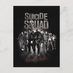 Carte Postale Équipe de suicide  Task Force X Lineup