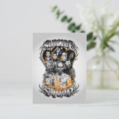 Carte Postale Équipe de suicide | Task Force X Tattoo Tribal (Debout devant)