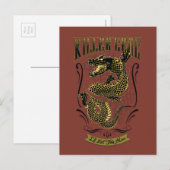 Carte Postale Équipe de suicide | Tatouage Croc (Devant / Derrière)