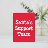 Carte Postale Équipe de support père Noël (Debout devant)
