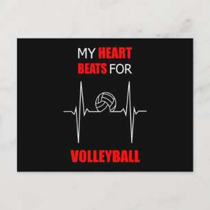 Carte Postale Équipe de volleyball Volleyball Lecteur Plage Idée