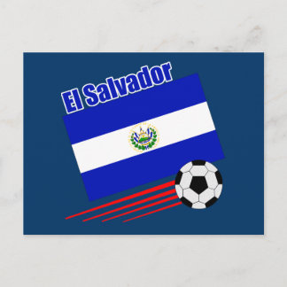 Carte Postale Équipe d'El Salvador de football