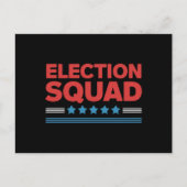 Carte Postale Équipe d'élection Élection 2024 Démocrate Républic (Devant)