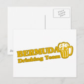 Carte Postale Équipe des Bermudes (Devant / Derrière)