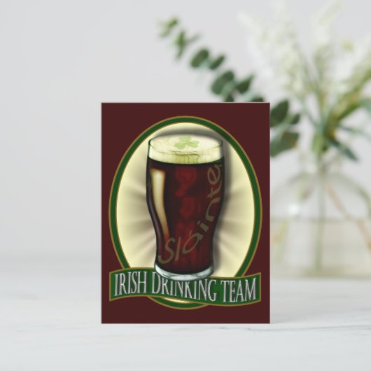 Carte Postale Équipe d'Irlande (Debout devant)