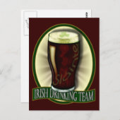 Carte Postale Équipe d'Irlande (Devant / Derrière)