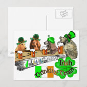 Carte Postale Équipe d'Irlande (Devant / Derrière)