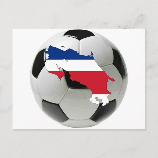 Carte Postale Équipe du Costa Rica (Devant)