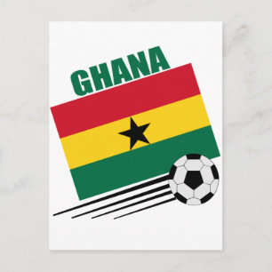 Carte Postale Équipe du Ghana de football