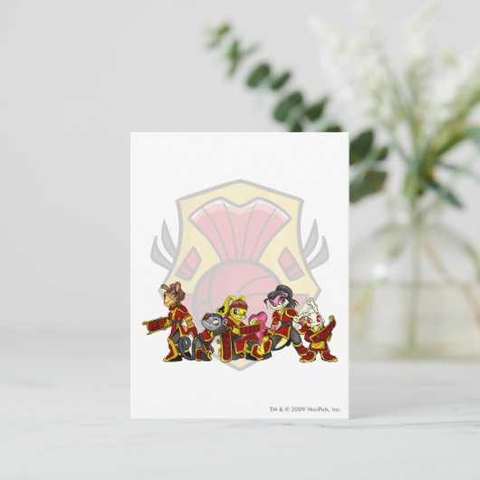 Carte Postale Équipe du groupe Shenkuu (Debout devant)