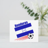 Carte Postale Équipe du Honduras de football (Debout devant)