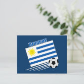 Carte Postale Équipe d'Uruguay de football (Debout devant)