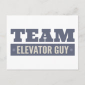 Carte Postale Équipe Elevator Guy (Devant)