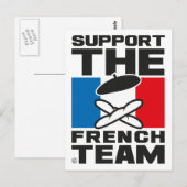 CARTE POSTALE ÉQUIPE FRANÇAISE (Devant / Derrière)