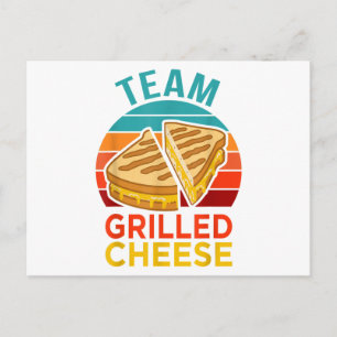 Carte Postale Équipe grilled cheese amateur de sandwich drôle gr