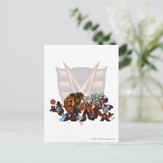 Carte Postale Équipe Haunted Woods Group (Debout devant)