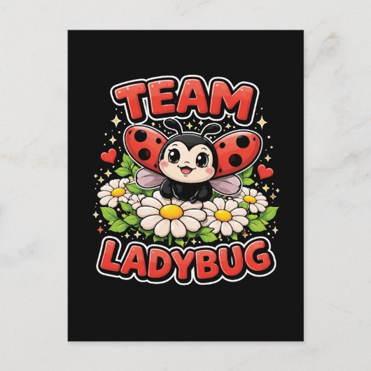 Carte Postale Équipe Ladybug (Devant)