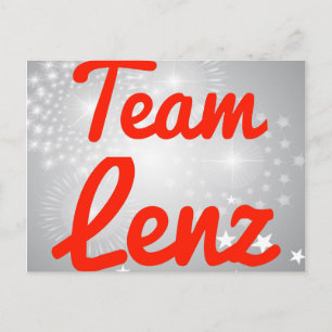 Carte Postale Équipe Lenz