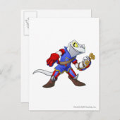 Carte Postale Équipe Meridell Capitaine 2 (Devant / Derrière)