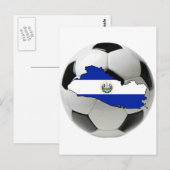 Carte Postale Équipe nationale du Salvador (Devant / Derrière)