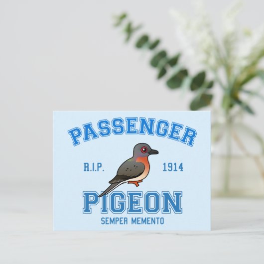 Carte Postale Équipe Passager Pigeon (Debout devant)